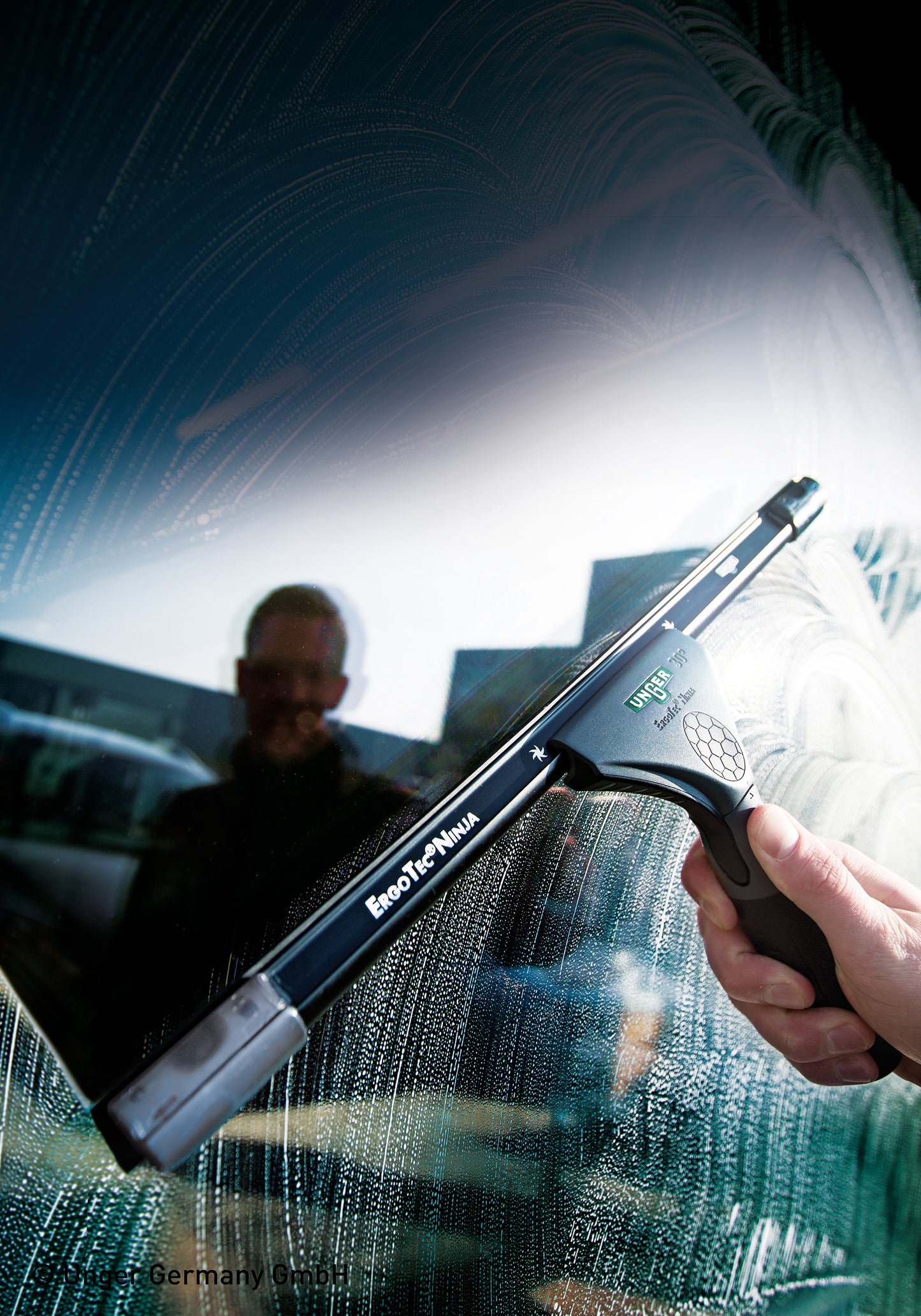 Unger ErgoTec Ninja Limpiacristales, completo 40°