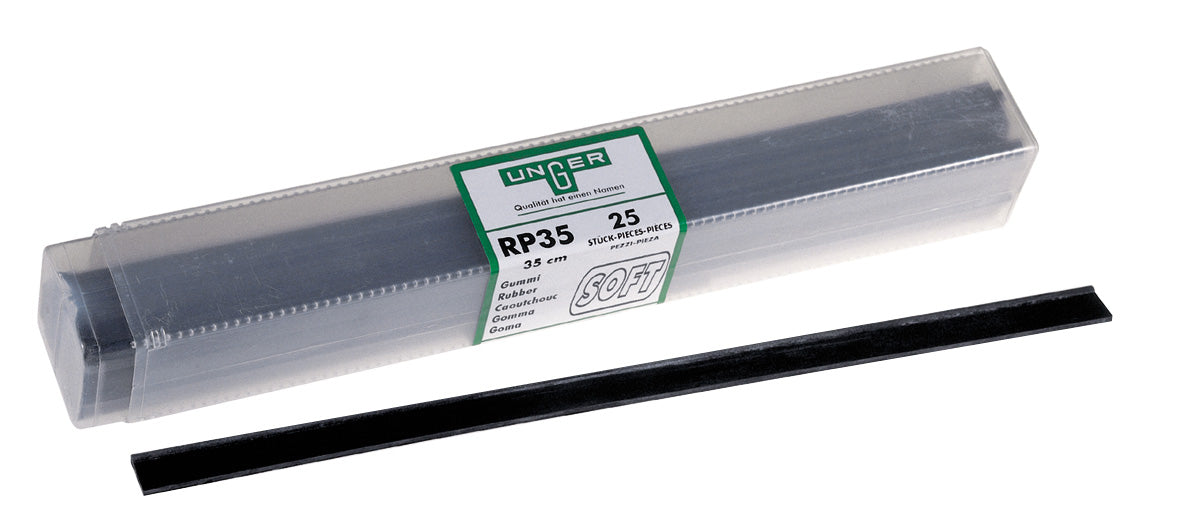 Unger Goma De Limpiacristales Caja - Soft Goma - 45 cm (Paquete de 25)