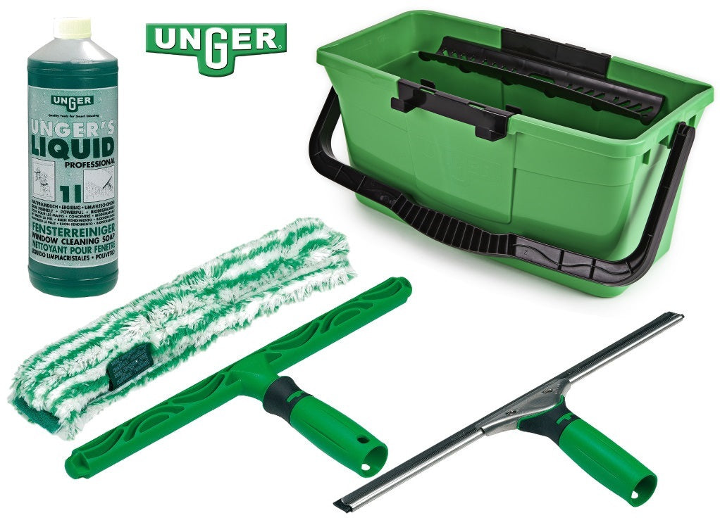 Unger Kit de limpieza de ventanas ErgoTec AK25CL