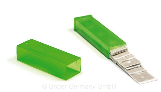 Unger Cuchillas Rascacristales 10cm, 25 carbonio cuchillas
